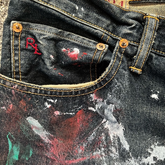 Polo Splattered Jeans 46x32 - Picture 3 of 4